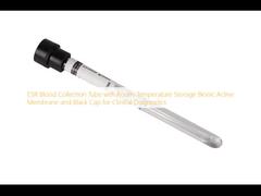 ESR Blood Collection Tube with Room-Temperature Storage Bionic Active Membrane and Black Cap for Clinical Diagnostics